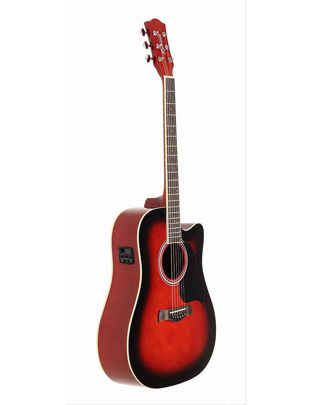 Guitarra Acústica Richwood Rd-12 Cers roja lateral Guitarra Acústica Richwood Rd-12 Cers roja lateral