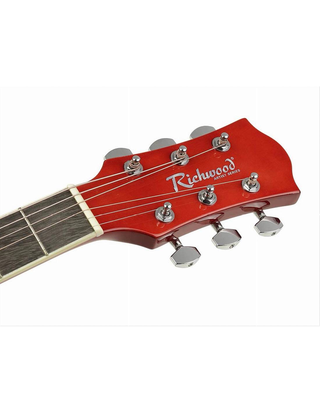 clavijero de la Guitarra Acústica Richwood Rd-12 Cers roja clavijero de la Guitarra Acústica Richwood Rd-12 Cers roja