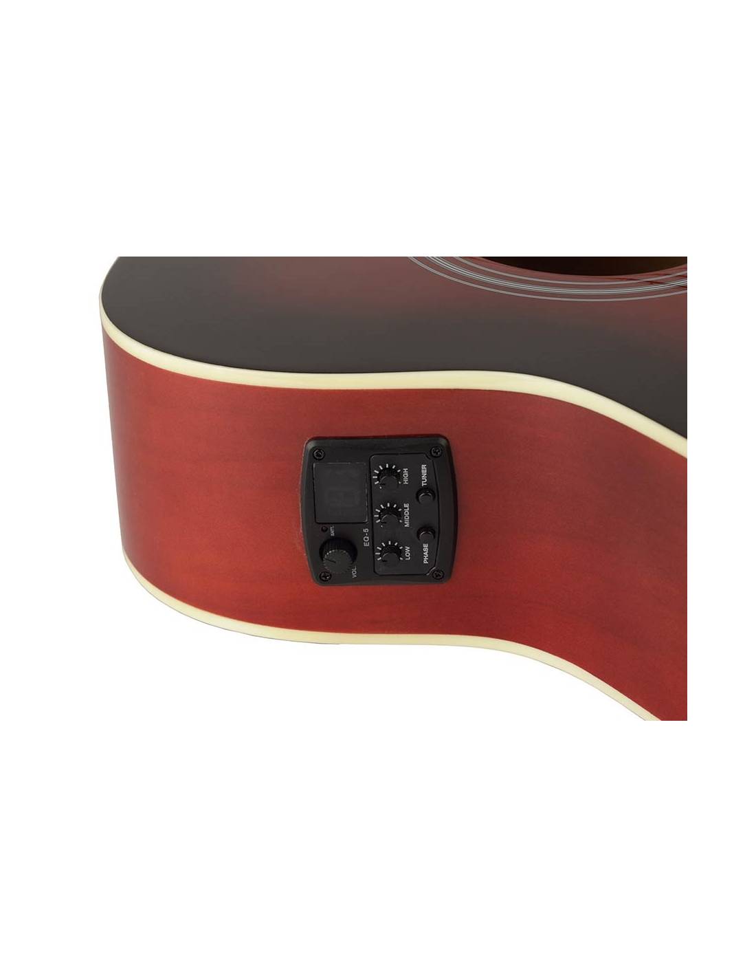 Preamplificador de la Guitarra Acústica Richwood Rd-12 Cers roja Preamplificador de la Guitarra Acústica Richwood Rd-12 Cers roja