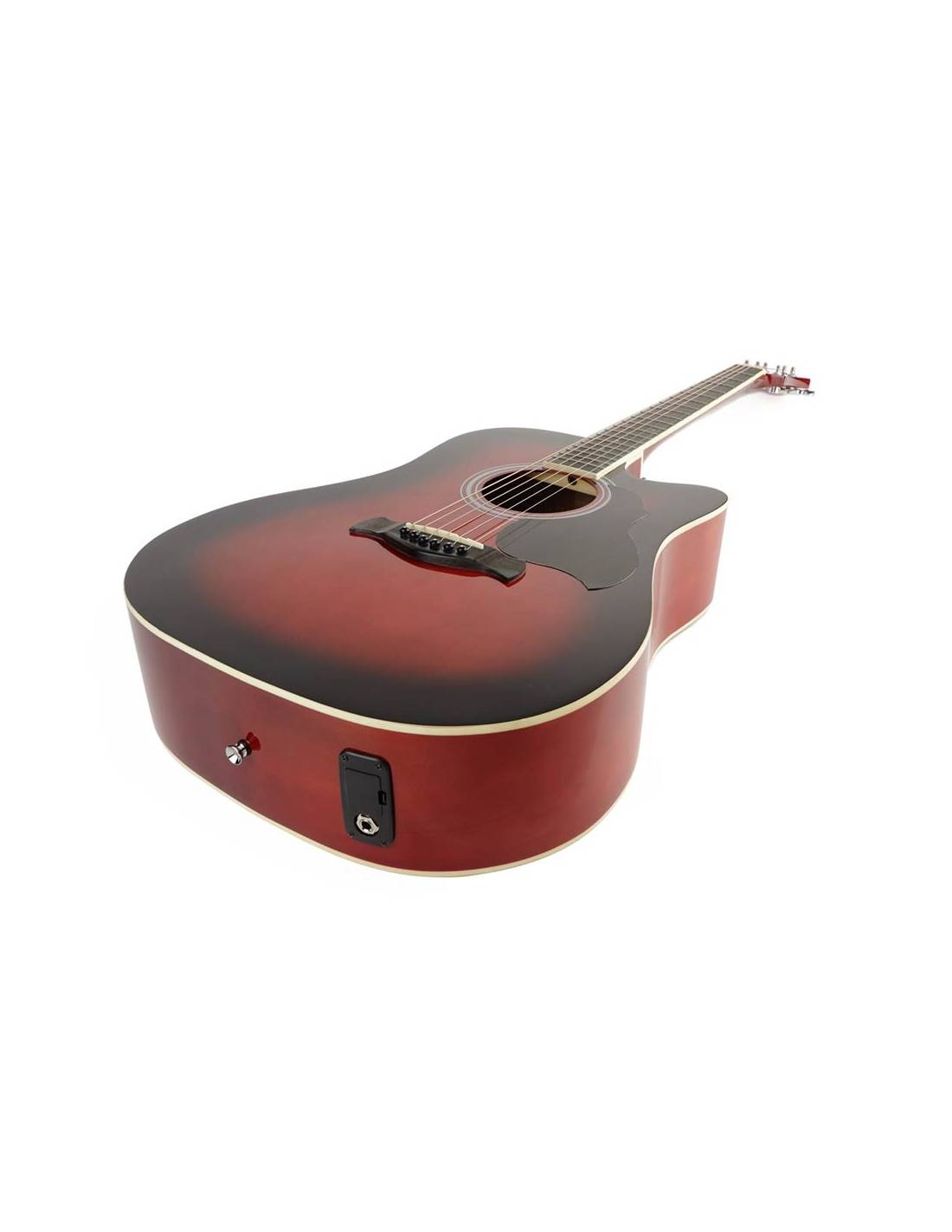 Guitarra Acústica Richwood Rd-12 Cers roja tumbada Guitarra Acústica Richwood Rd-12 Cers roja tumbada