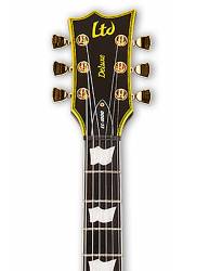 Guitarra Eléctrica LTD EC-1000 Vintage Black clavijero frontal