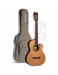 Guitarra Clásica Electroacústica Alhambra CS-1 CW E8 Crossover con funda