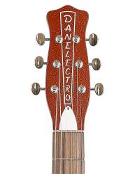 Guitarra Eléctrica Danelectro 59m Nos+ Right On Red clavijero frontal