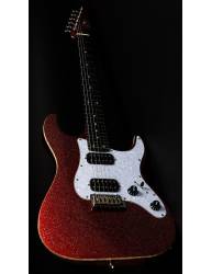 Guitarra Eléctrica Jet Js500 Red Sparkle Hh derecha