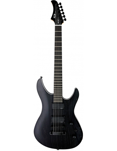Guitarra Eléctrica Fujigen Serie Mythic J-Standard Open Pore Black frontal