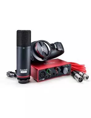 Pack Interfaz Audio Focusrite Scarlett Solo Studio 3Rd Generation