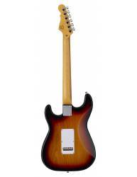 Guitarra Eléctrica G&L Stratocaster Tribute Legacy RW 3 Tones Sunburst trasero