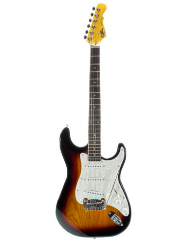 Guitarra Eléctrica G&L Stratocaster Tribute Legacy RW 3 Tones Sunburst Frontal