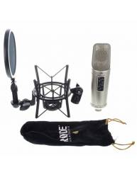 Micrófono Estudio Rode NT2-A Studio Solution Kit componentes del set