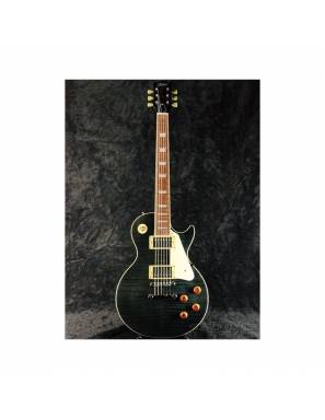 Guitarra Eléctrica Tokai ALS68 Flame Top See Through Black