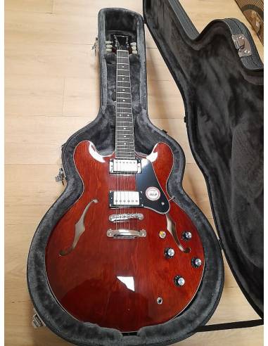 Guitarra Eléctrica Seventy Seven 335 Japan T Stand Aged Red frontal