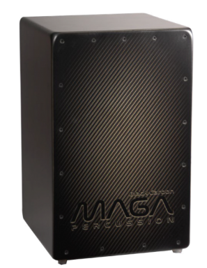 Cajón Percusión Maga Modelo Fibra Mp-Black-Carbon