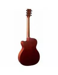 Guitarra Electroacústica Martin 000CJr-10E Sitka Sapele parte trasera