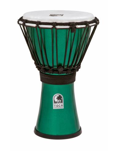 Djembe Toca Freestyle Colorsound TFCDJ-7MG Verde frontal