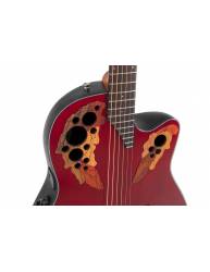 Guitarra Electroacústica Ovation CE44 RR G Celebrity Elite Mid Cutaway boca