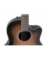 Guitarra Electroacústica Ovation CS24P-ABLKW-G Celebrity Standard Plus Mid Cutaway Blackwood Burst boca