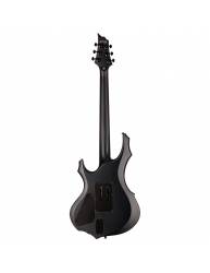 Guitarra Eléctrica LTD F-Black Metal Black Satin posterior