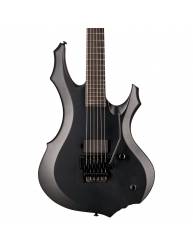 Guitarra Eléctrica LTD F-Black Metal Black Satin cuerpo