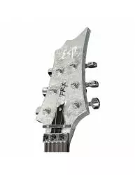 Guitarra Eléctrica ESP FRX Liquid Metal Silver clavijero