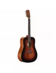 Guitarra Acústica Alvarez MDA66SHB perfil