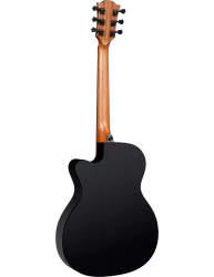 Guitarra Acústica Lâg Auditorium Slim Cutaway Tramontane 118 A/E - Negra posterior