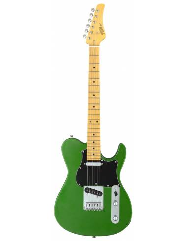 Guitarra Eléctrica Fujigen Serie Hyla Green Metallic frontal