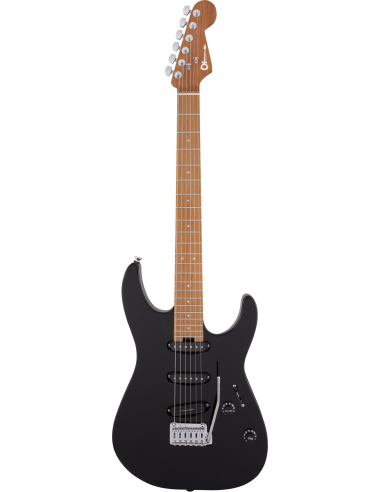 Guitarra Eléctrica Charvel  PRO-MOD DK22 SSS 2PT CM Negro frontal