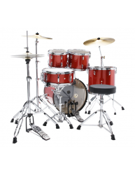 Batería Acústica Tama ST50H5-CDS 20" Candy Red Sparkle Complete Drum Set posterior