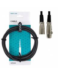 Cable Micrófono Gewa Basic Line 6m frontal