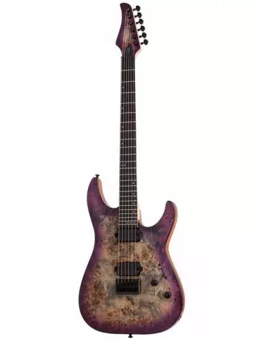 Guitarra Eléctrica Schecter C-6 Pro Aurora Burst frontal