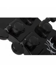 Guitarra eléctrica Schecter Synyster Standard Black clavijero posterior
